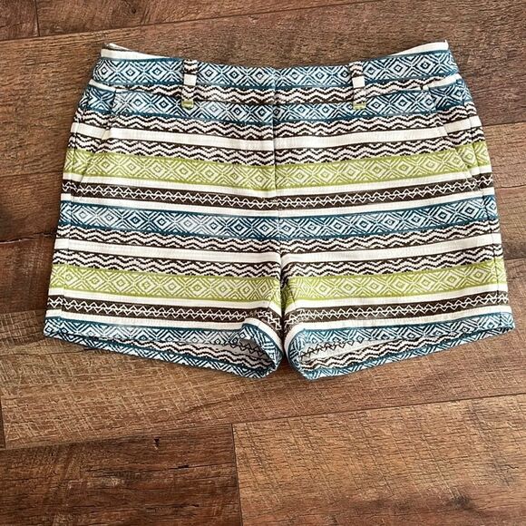 😊 3/$30
LOFT BOHO design Shorts by Ann Taylor Sz 6 blue green - Picture 11 of 12